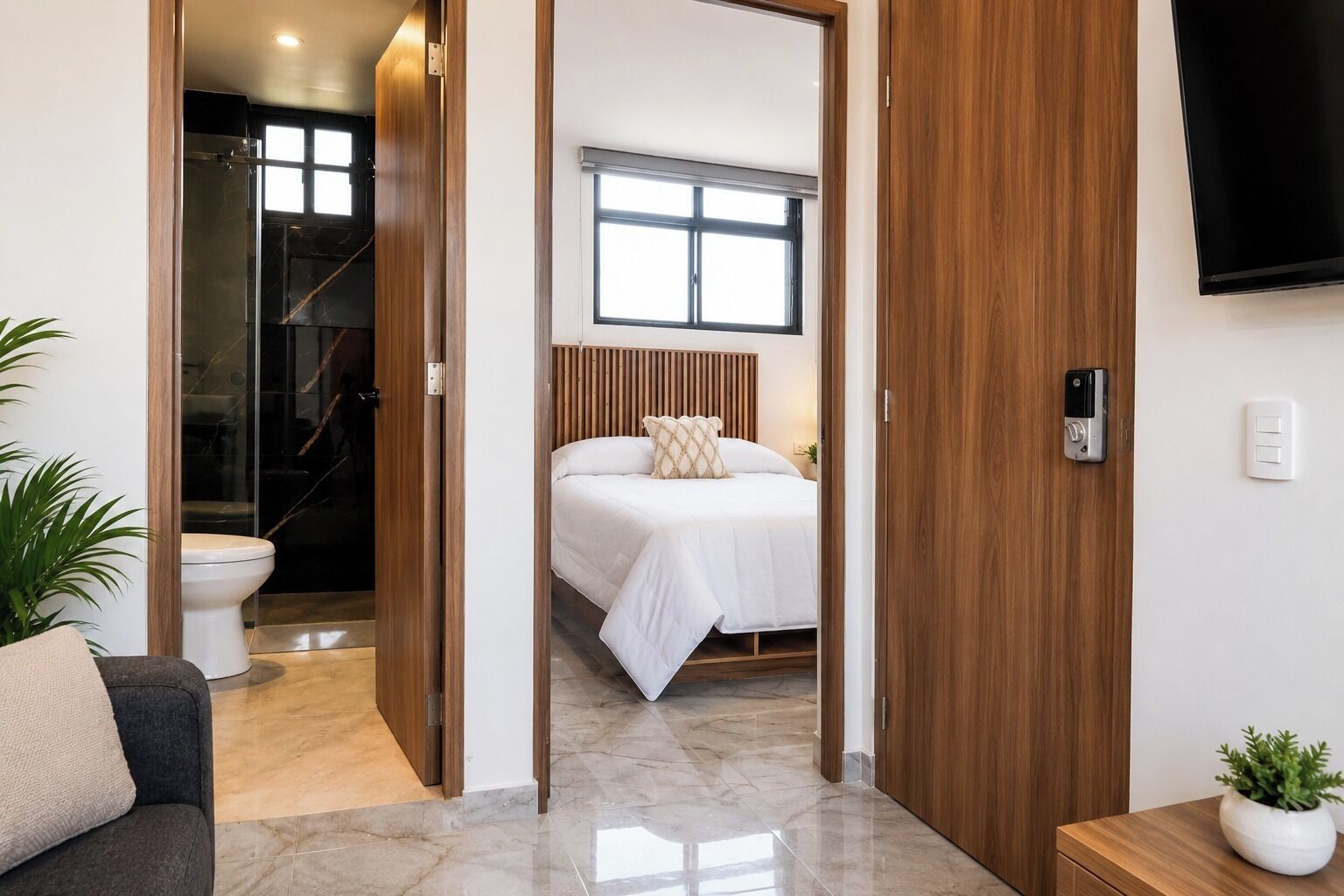 2 bedrooms