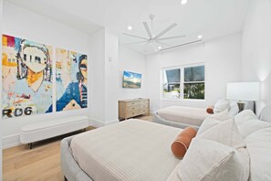 Iron/ironing board, free WiFi, bed sheets - Olde Naples 2BR condo with pool view, heated pool, balcony, and walkable location. (Naples)