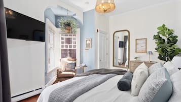 1 bedroom, iron/ironing board, internet, bed sheets