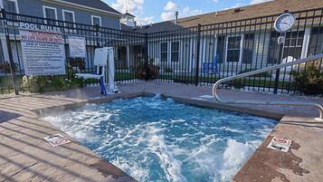 Indoor pool, outdoor pool