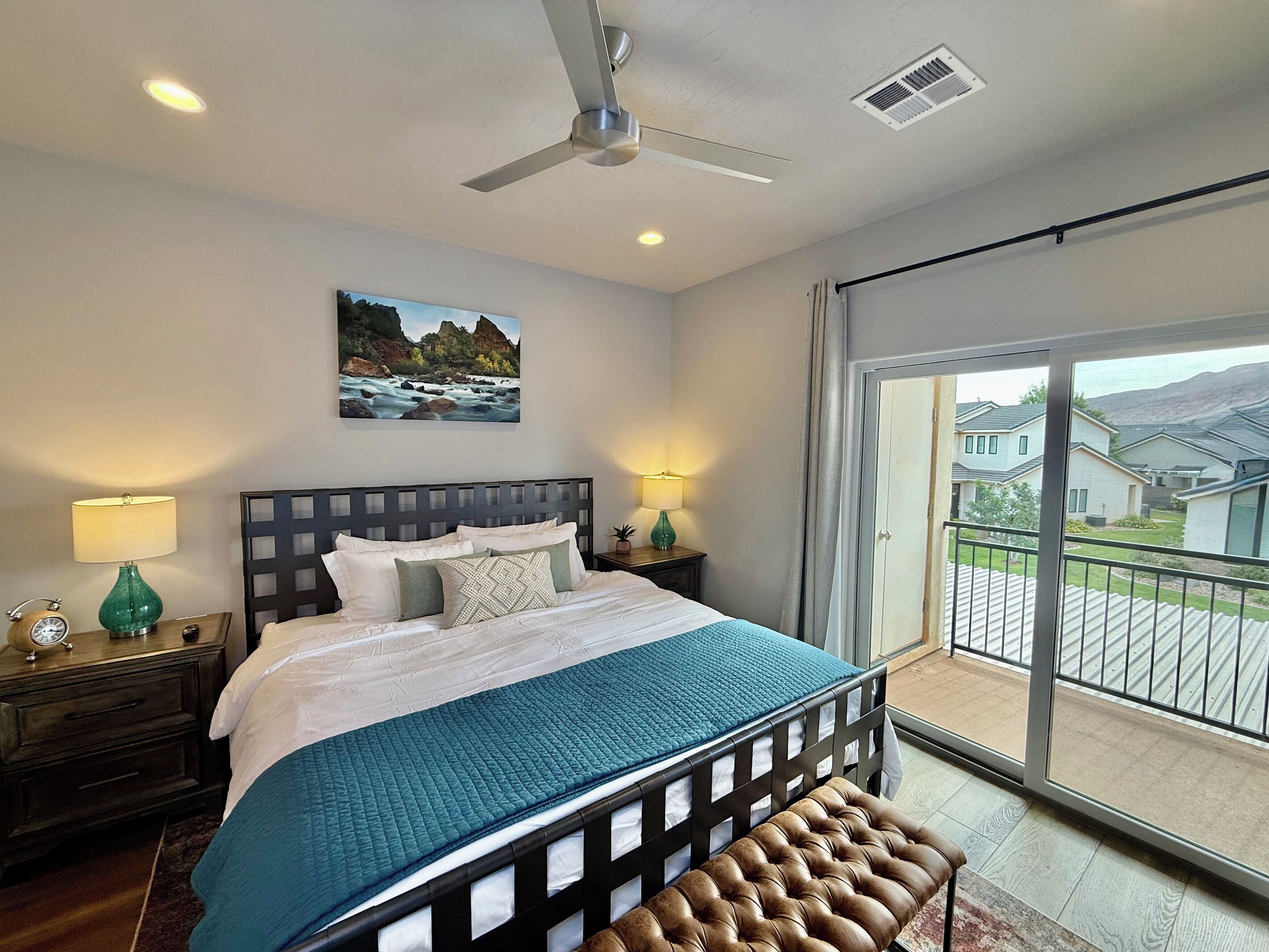 2 bedrooms, iron/ironing board, travel crib, WiFi