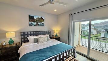 2 bedrooms, iron/ironing board, travel crib, WiFi