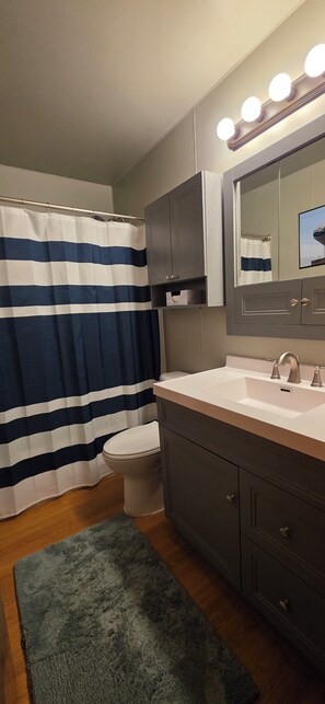Bathroom - The perfect Moorhead home base - easy access to Interstate and downtown Fargo! (Moorhead)