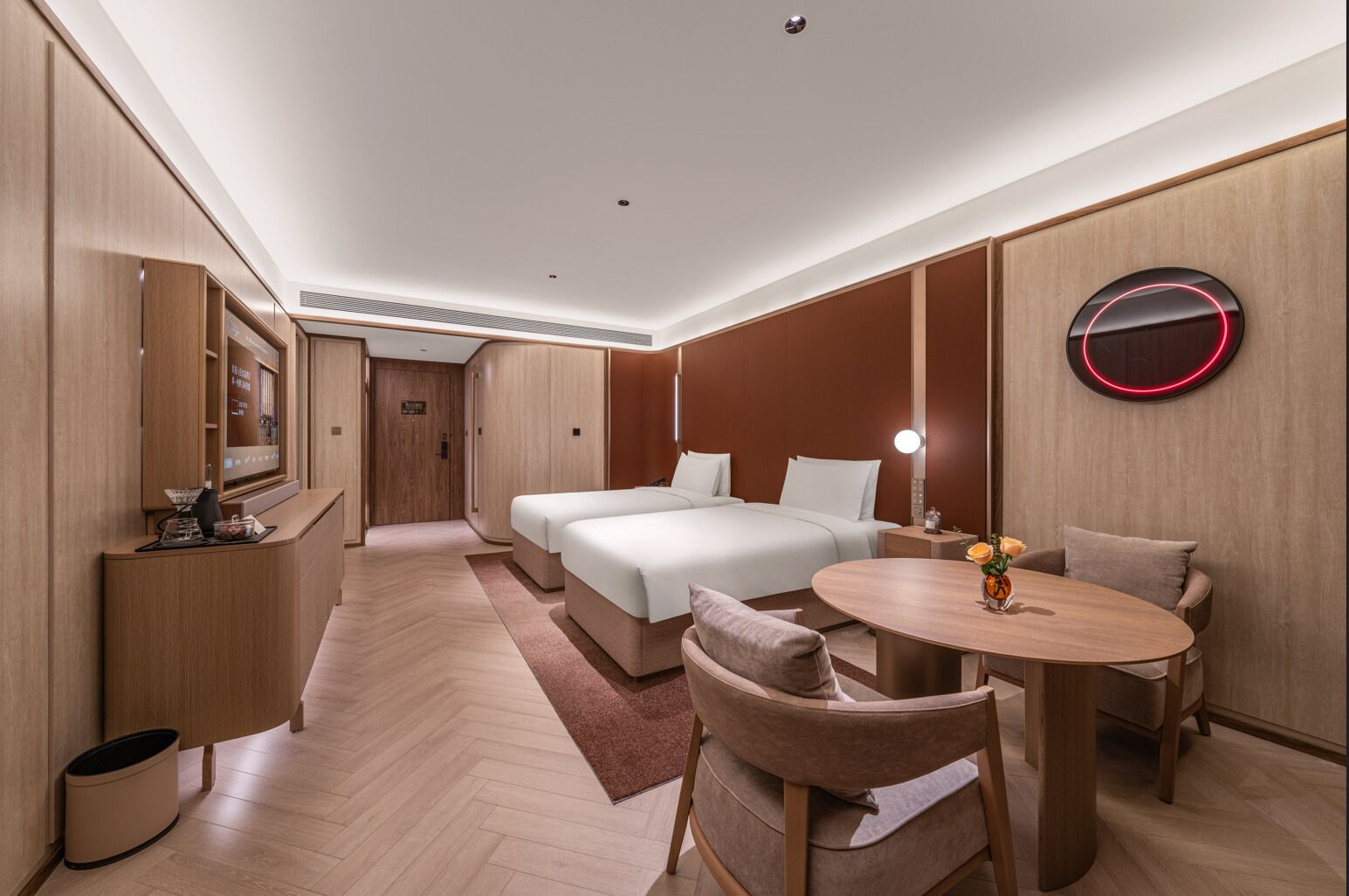 Standard Twin Room, City View | Desk, laptop workspace, soundproofing, free WiFi