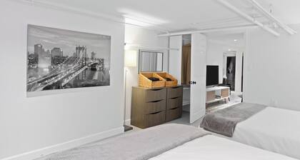 Jersey city condo, sleeps 4, 20 mins to FIFA stadium, Time Square and Hoboken.