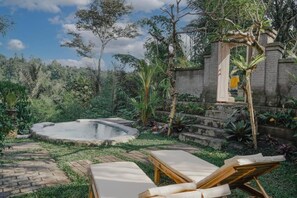 Villa, Balcony, Garden View | Outdoor spa tub - The Fire Flies Garden Villa (Gianyar)
