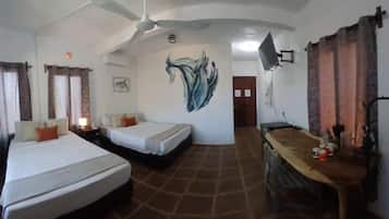 Double or Twin Room, Balcony, Ocean View | Free WiFi