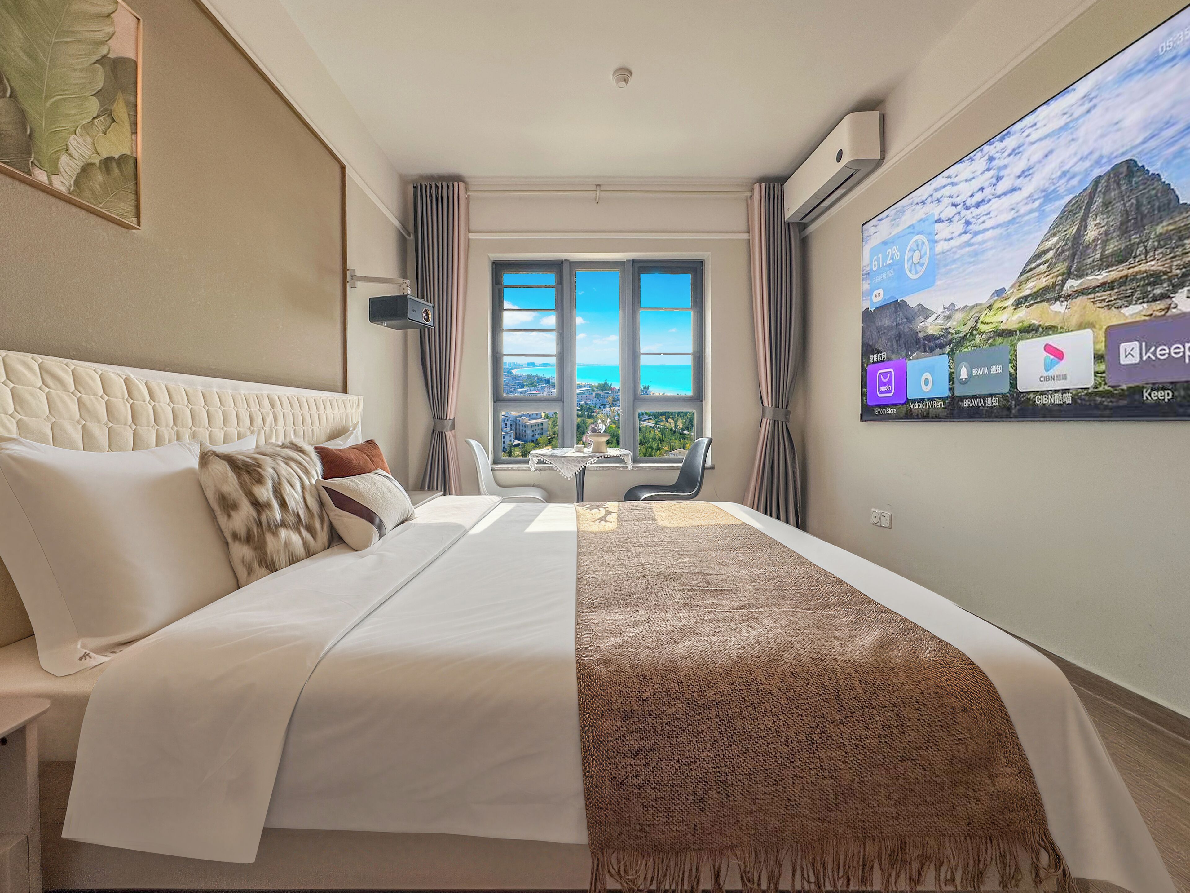 Habitación doble urbana, vista al jardín | Wifi gratis 