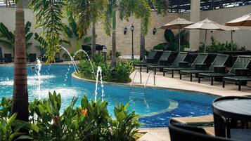 Una piscina climatizada