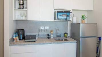 Studio, vue ville | Cuisine privée