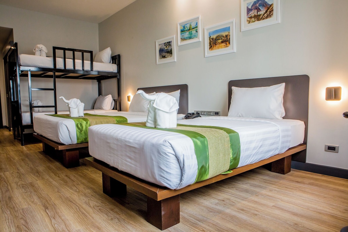 Family Room, City View | In-room safe, desk, laptop workspace, free WiFi