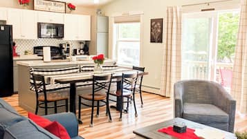 Appartement Classique, vue fleuve | Coin séjour