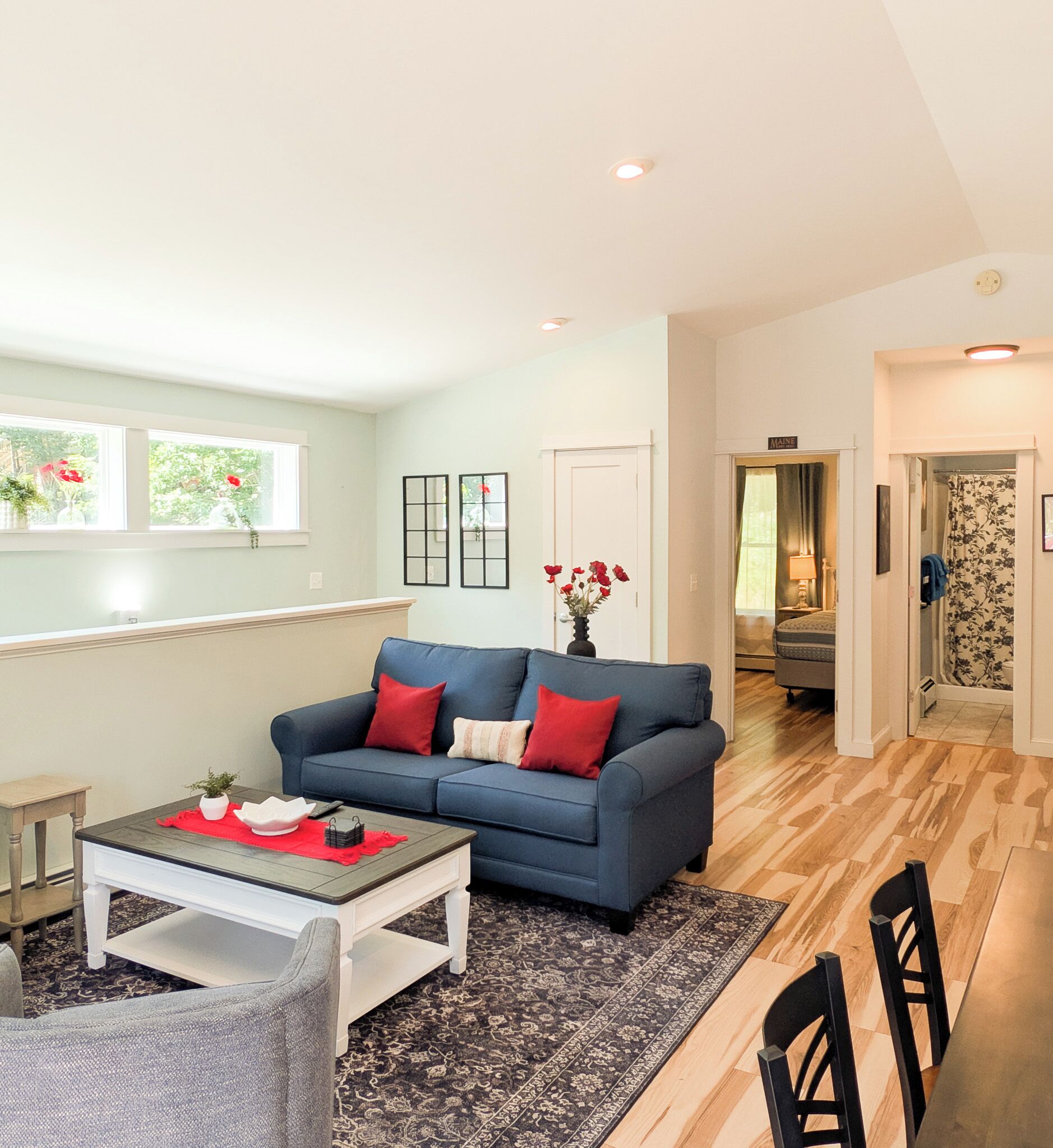 Appartement Classique, vue fleuve | Coin séjour