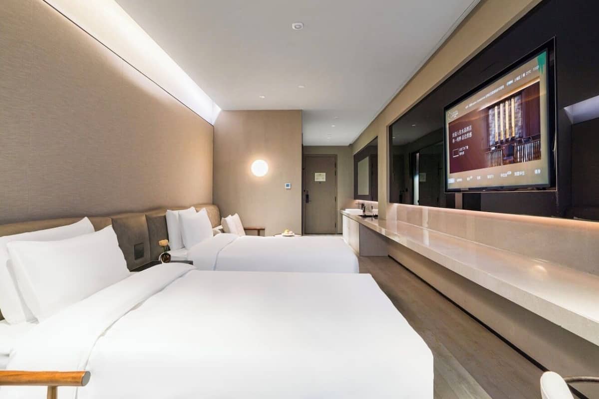 Comfort Twin Room, City View | Laptop workspace, iron/ironing board, free WiFi