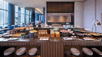 Daily buffet breakfast for a fee