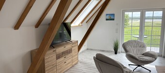 Apartment "Haus Peenestrom" with Sea View, Private Garden, and Wi-Fi