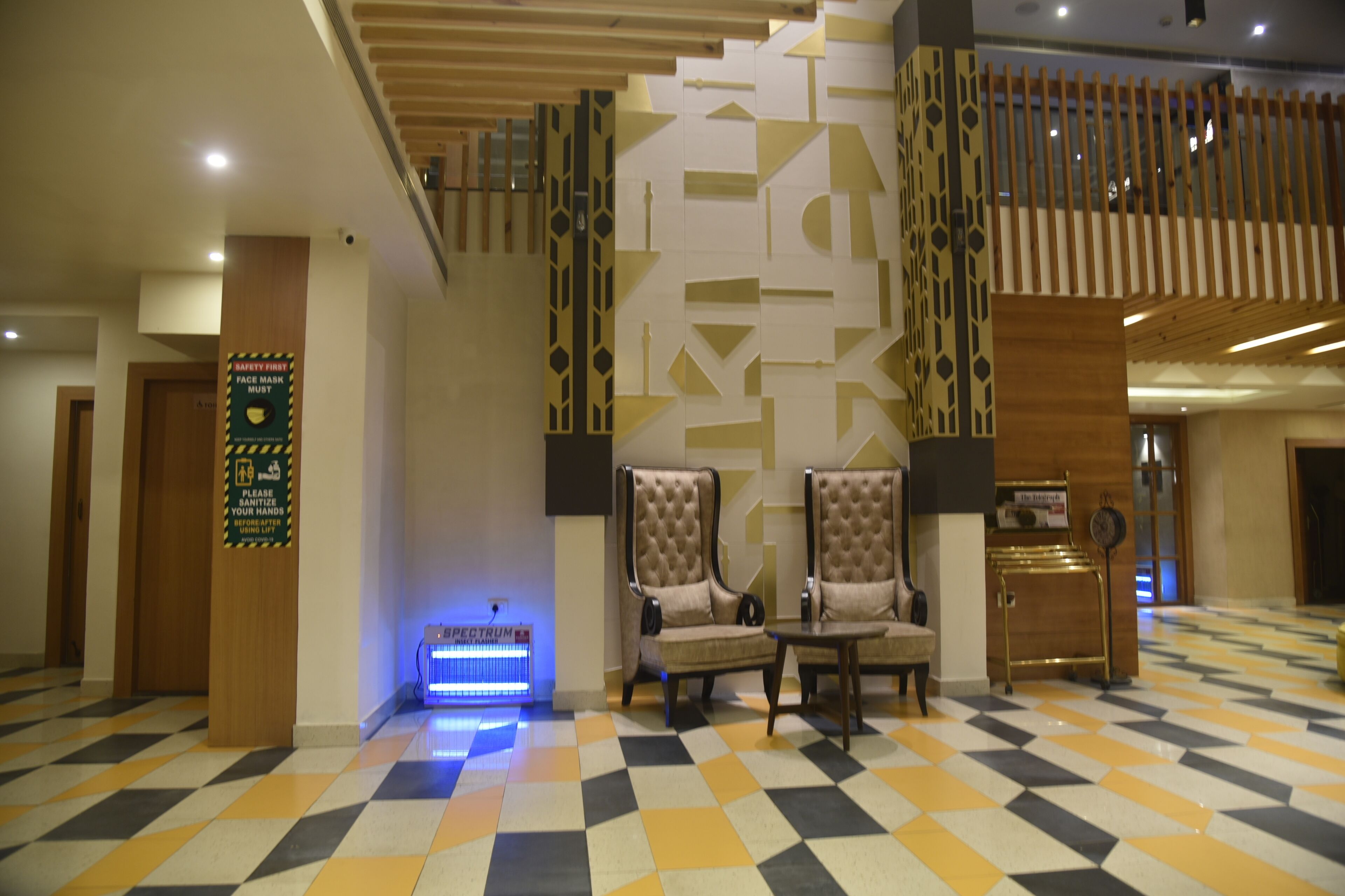 Lobby sitting area