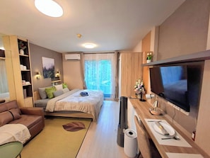 Apartment, 1 Schlafzimmer, barrierefrei, Balkon | 1 Schlafzimmer