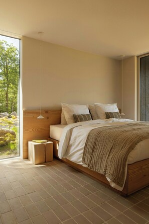 3 bedrooms, desk, iron/ironing board, free WiFi - Architect-designed house located in the dunes (Brovst)