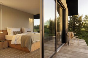 3 bedrooms, desk, iron/ironing board, free WiFi - Architect-designed house located in the dunes (Brovst)