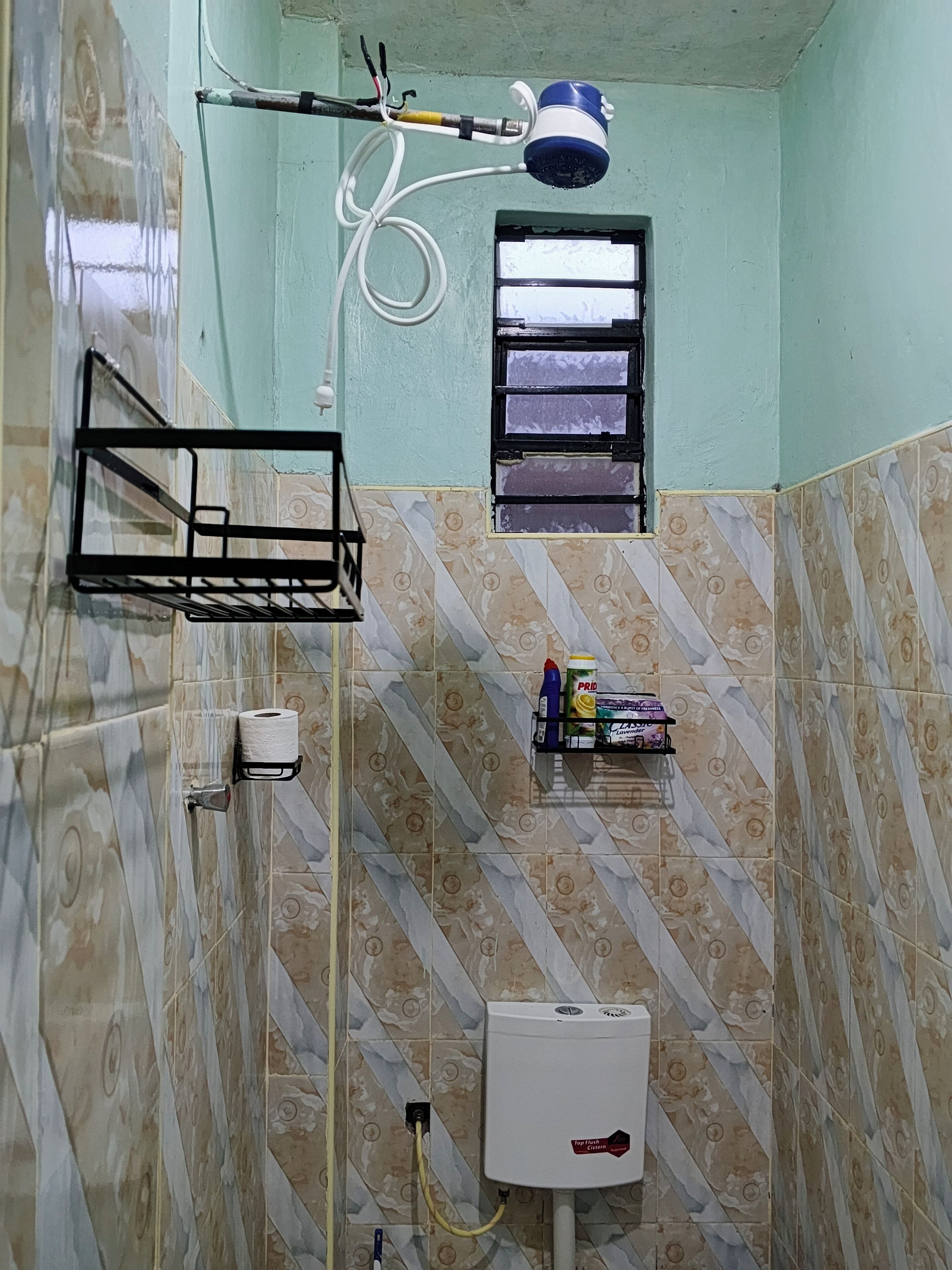 Towels, soap, toilet paper