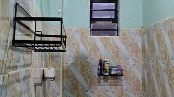 Towels, soap, toilet paper