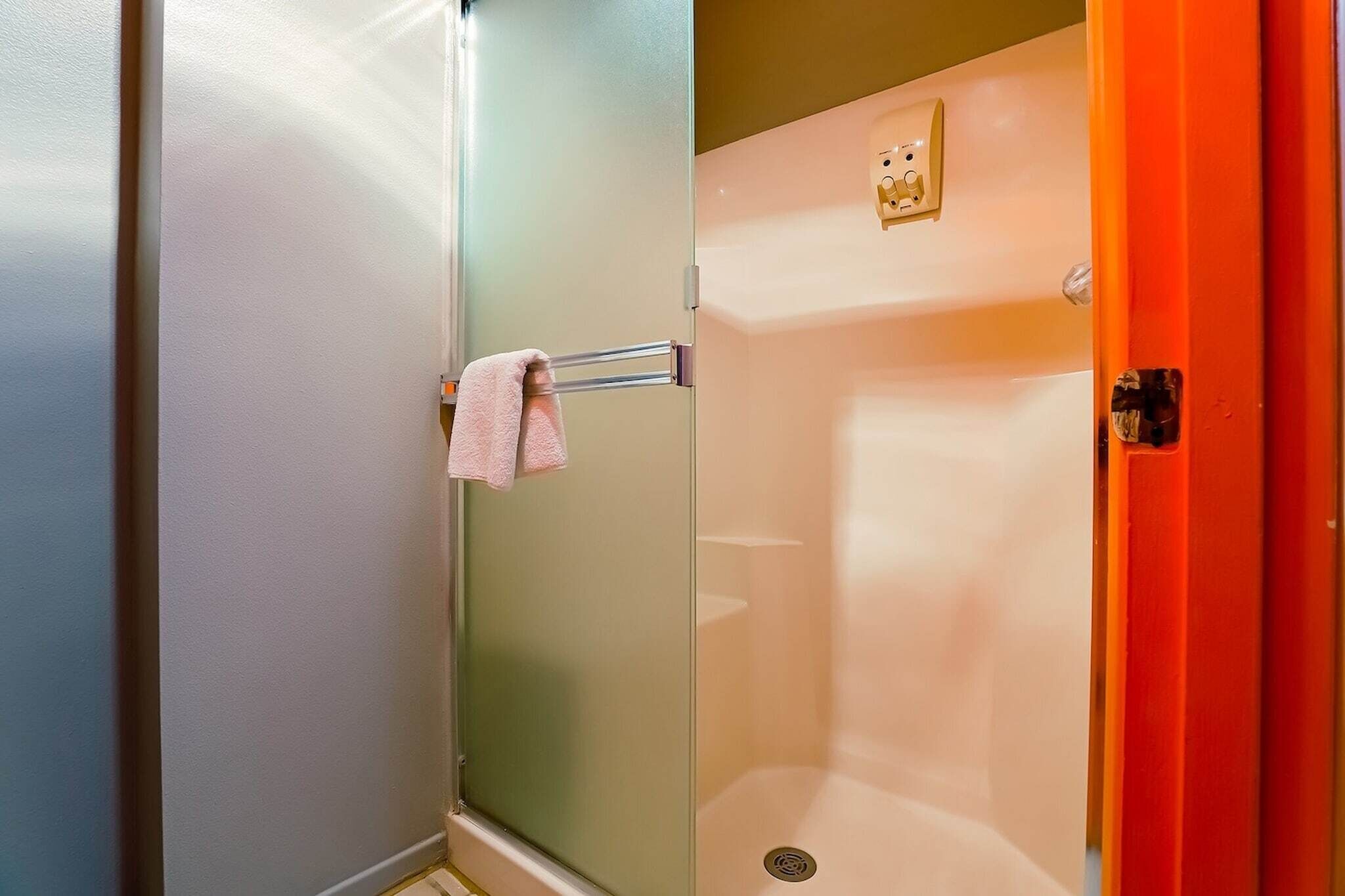 Shower, hair dryer
