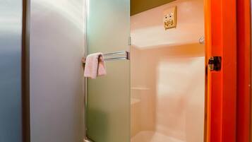 Shower, hair dryer