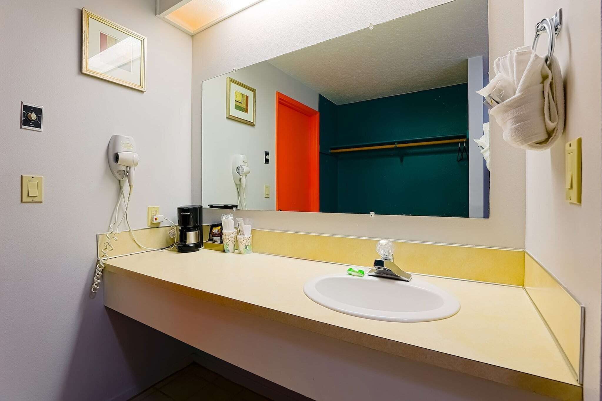 Een douche, een haardroger