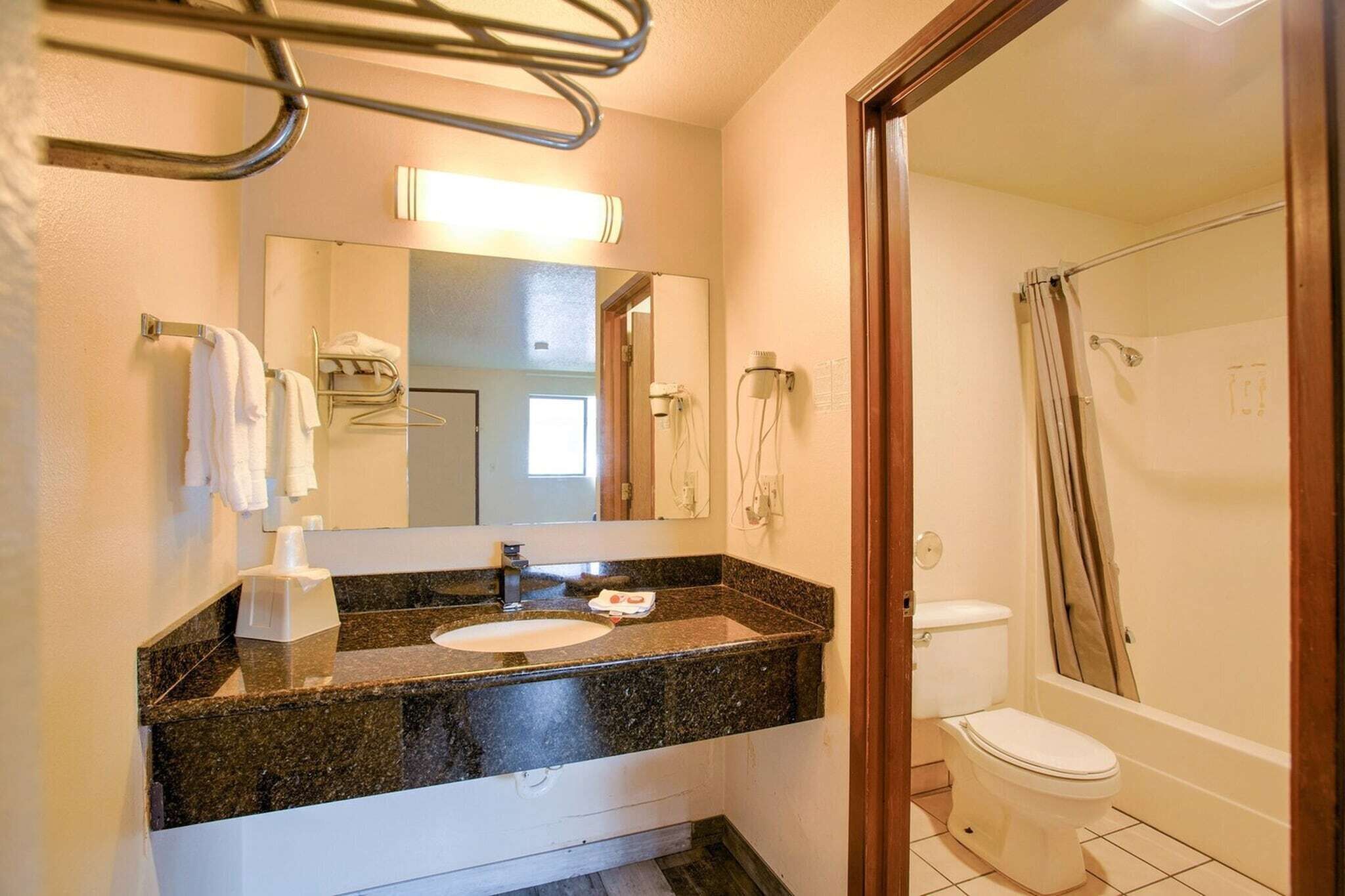 Shower, hair dryer