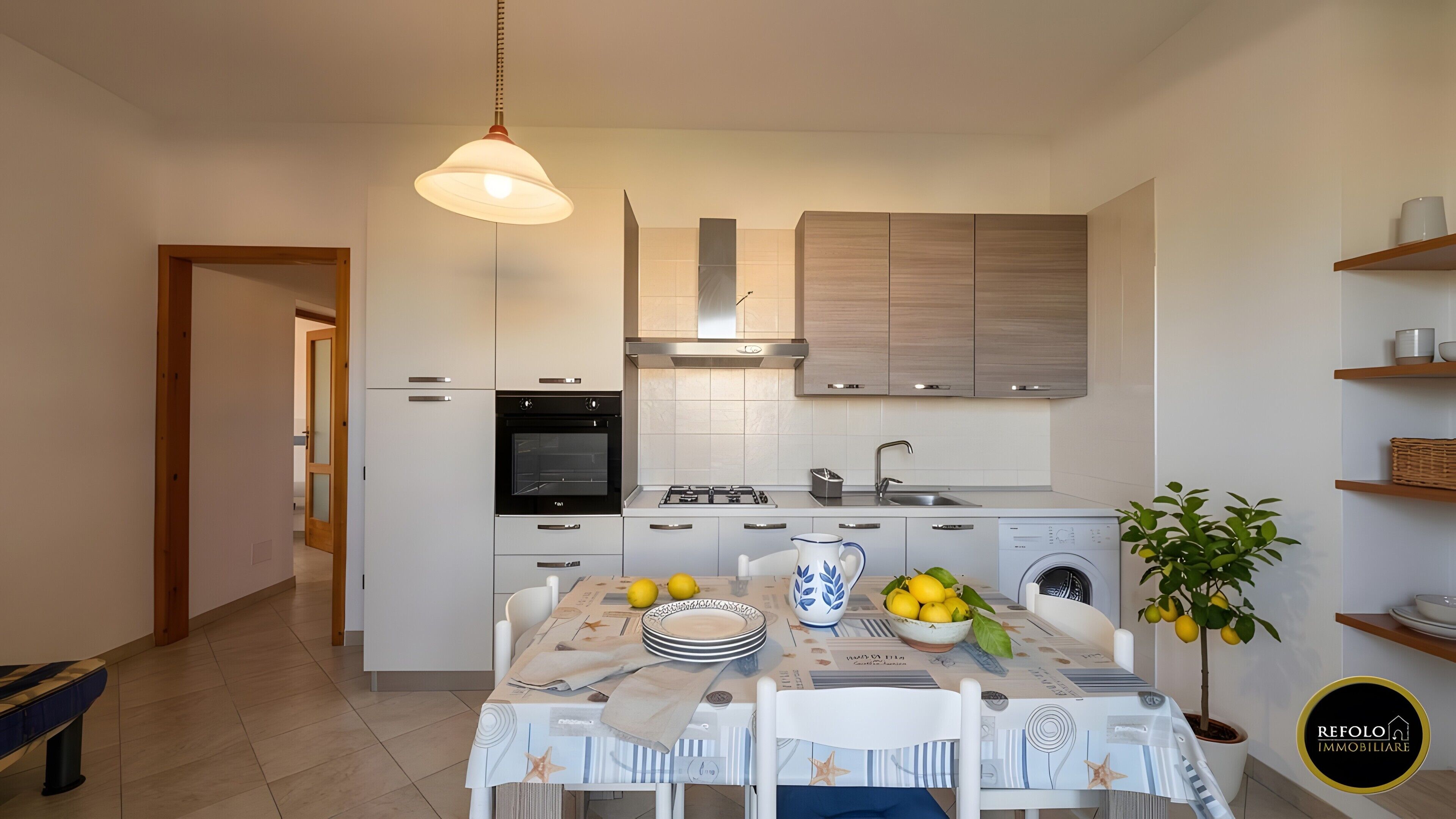 Fridge, oven, stovetop, cookware/dishes/utensils
