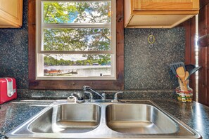Interior - Swim, Boat, Fish On-Site: Quaint Bass Lake Cabin! (Irons)