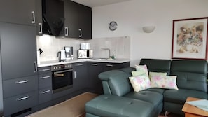 Interior - Apartment 'WE2 Wasserblick' with Sea View, Balcony and Wi-Fi (Mellenthin)