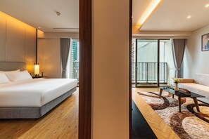 Apartment, Partial Ocean View | Minibar, desk, laptop workspace, WiFi (free) - Terra Calm Soleil Beachfront Residence (Son Tra)