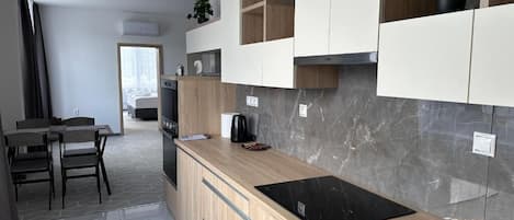 Apartment, City View | Private kitchen