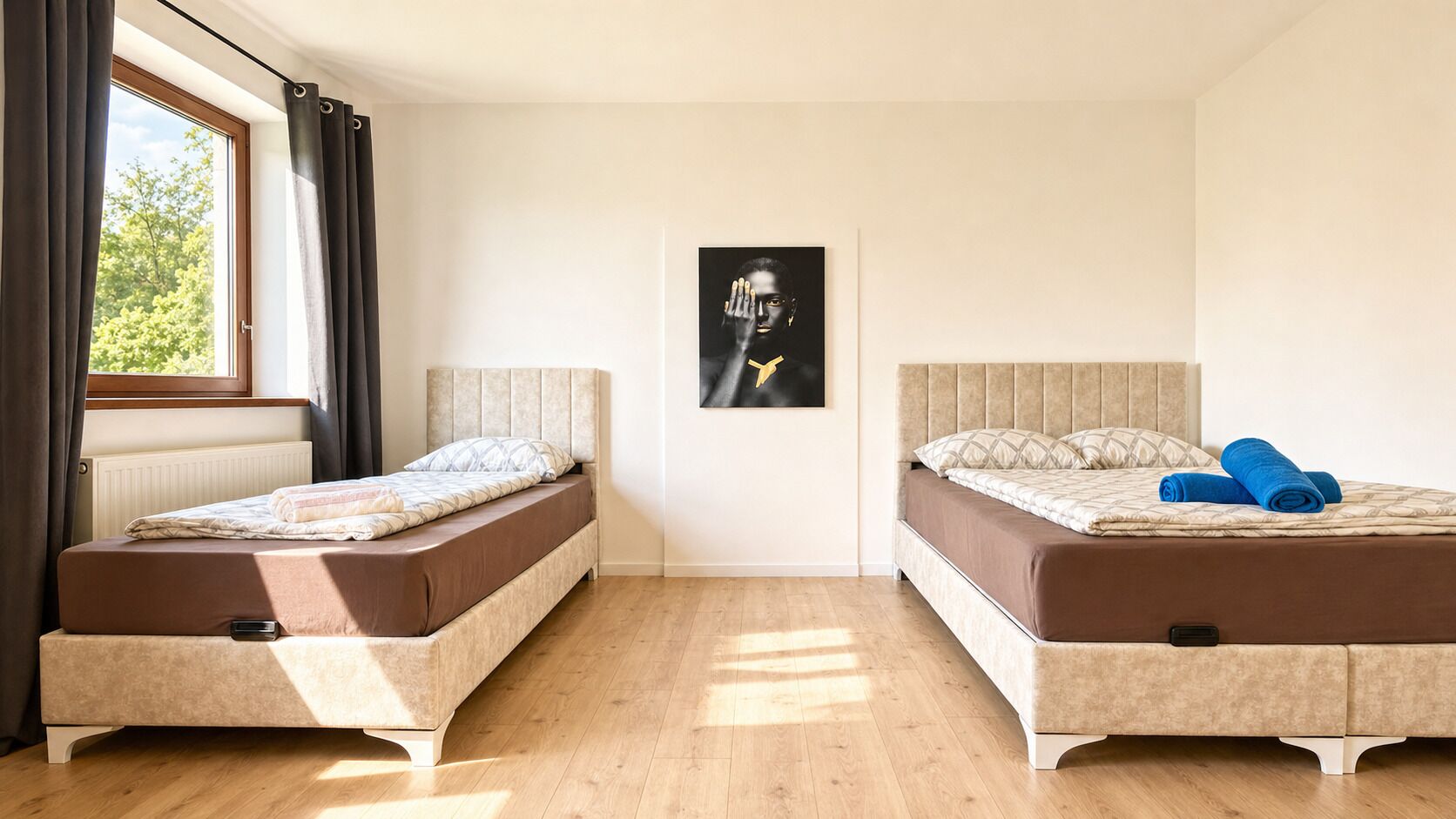 Basic-Zimmer | Bügeleisen/Bügelbrett