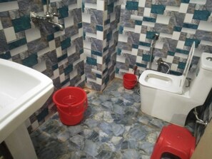 Quarto luxo | Banheiro | Chuveiro, sabonete