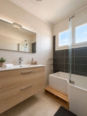 Dusche, Handtücher