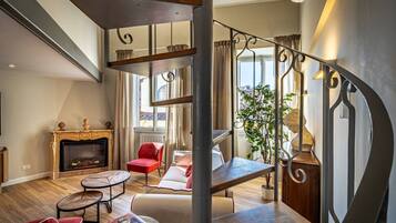 Apartment, 2 Schlafzimmer, Terrasse | Wohnbereich
