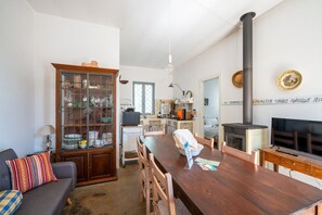 Fernseher, Kamin