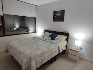 WiFi, bed sheets - Furnished 1-bedroom apartment with a terrace and parking. Daily Rental (Concepción)
