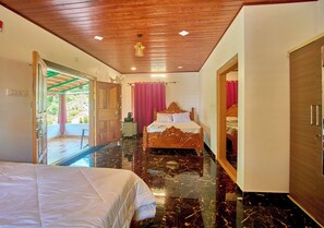Classic Quadruple Room, Patio | Desk, laptop workspace, free WiFi - Celestial Heights Coorg by VOYE HOMES (Srimangala)