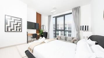 In-room safe, iron/ironing board, free WiFi, bed sheets