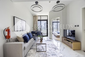 Apartment, Balcony | Living area - Bloomfields 1BR in Al Maryah Vista  (Abu Dhabi)