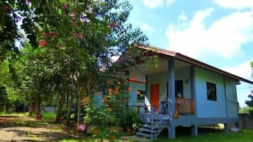 Klassieke villa, balkon, uitzicht op resort | Exterieur