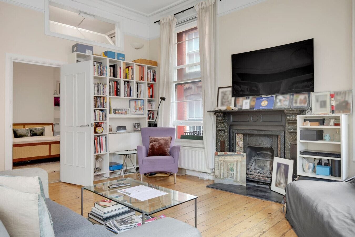 Desk, iron/ironing board, travel crib, WiFi (free)