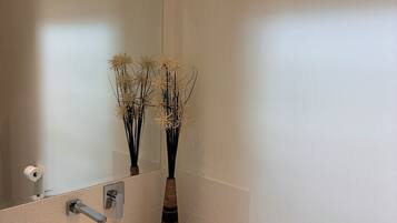 Towels, soap, toilet paper