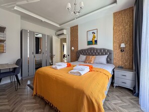 Iron/ironing board, WiFi, bed sheets - Qoople Kalan Imperium B8 - Bright 2-bedroom apartment in Alanya (Alanya)