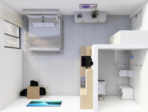 Floor plan - Modern and stylish apartment, a 10-minute drive from the Erding Thermal Baths (Eitting)