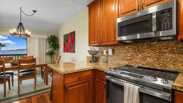 Condo, 2 Bedrooms | Private kitchen | Coffee/tea maker, fridge, oven, toaster